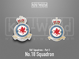 Kitsworld SAV Sticker - British RAF Squadrons - No.18 Squadron 